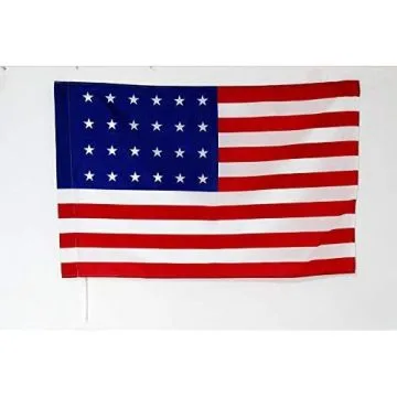 Drapeau Etats-Unis 1822-1836 24 étoiles 90x60cm - Drapeau américain ancien 60 x 90 cm Fourreau pour hampe
