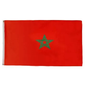 DRAPEAU MAROC 90x60cm - DRAPEAU MAROCAIN 60 x 90 cm - DRAPEAUX