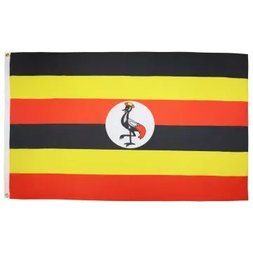 DRAPEAU OUGANDA 90x60cm - DRAPEAU OUGANDAIS 60 x 90 cm - DRAPEAUX