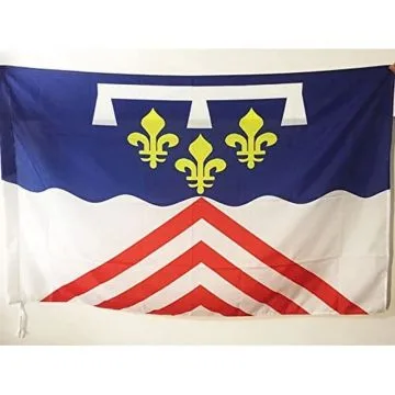 DRAPEAU EURE-ET-LOIR 150x90cm - DRAPEAU DÍ?PARTEMENT EURÍ?LIEN 90 x 150 cm Fourreau pour hampe