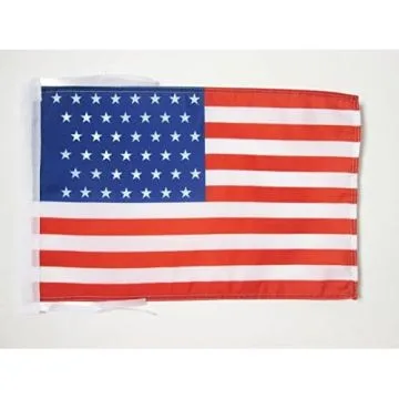 DRAPEAU ETATS-UNIS 1890-1891 43 ÉTOILES 45x30cm - PAVILLON AMÉRICAIN ANCIEN 30 x 45 cm haute qualité
