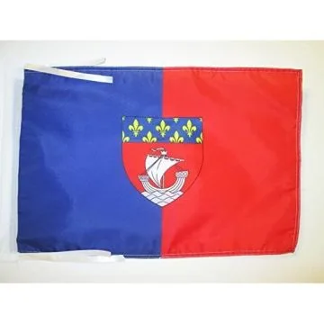 DRAPEAU DÉPARTEMENT DE PARIS 45x30cm - PAVILLON SEINE 30 x 45 cm haute qualité