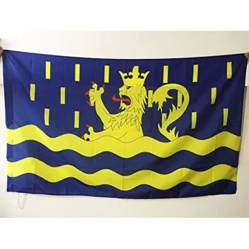 DRAPEAU DOUBS 150x90cm - DRAPEAU DÍ?PARTEMENT DOUBISTE 90 x 150 cm Fourreau pour hampe