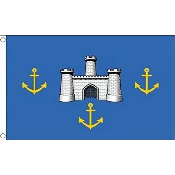 DRAPEAU ÎLE DE WIGHT ANCIEN 150x90cm - DRAPEAU ISLE OF WIGHT - ANGLETERRE 90 x 150 cm - DRAPEAUX