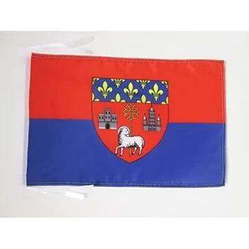 DRAPEAU TOULOUSE 45x30cm - PAVILLON TOULOUSAIN 30 x 45 cm haute qualité