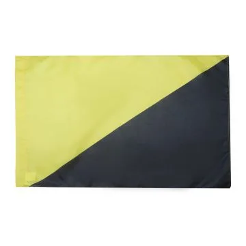 DRAPEAU ANARCHO-CAPITALISME 90x60cm - DRAPEAU LIBERTARIANISME 60 x 90 cm Fourreau pour hampe