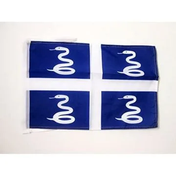 DRAPEAU MARTINIQUE 45x30cm - PAVILLON MARTINIQUAIS - FRANCE 30 x 45 cm haute qualité