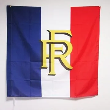 DRAPEAU RÍ?PUBLIQUE FRANÍ?AISE RF 90x90cm - DRAPEAU BLASON FRANCE 90 x 90 cm Fourreau pour hampe