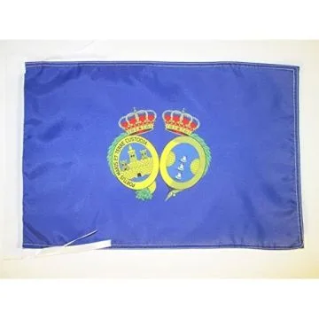 DRAPEAU PROVINCE DE HUELVA 45x30cm - PAVILLON HUELVA EN ANDALOUSIE 30 x 45 cm haute qualité