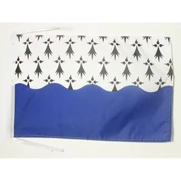 DRAPEAU MORBIHAN 45x30cm - PAVILLON DÉPARTEMENT FRANÇAIS - BRETAGNE 30 x 45 cm haute qualité