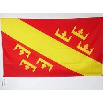 DRAPEAU HAUTE-ALSACE 150x90cm - DRAPEAU ALSACIEN - HAUT-RHIN 90 x 150 cm Fourreau pour hampe