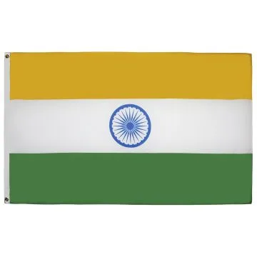 DRAPEAU INDE 150x90cm - DRAPEAU INDIEN 90 x 150 cm