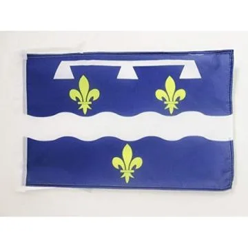 DRAPEAU LOIRET 45x30cm - PAVILLON DÉPARTEMENT FRANÇAIS - CENTRE 30 x 45 cm haute qualité