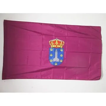 DRAPEAU PROVINCE DE LA COROGNE 150x90cm - DRAPEAU LA CORUÍ?A EN GALICE 90 x 150 cm Fourreau pour hampe