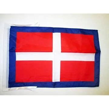 DRAPEAU ROYAUME DE SAVOIE 45x30cm - PAVILLON SAVOYARD 30 x 45 cm haute qualité