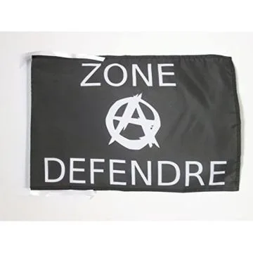 DRAPEAU ZONE À DÉFENDRE ZAD 45x30cm - PAVILLON ZADISTE - ZADISTES 30 x 45 cm haute qualité