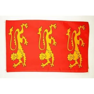 DRAPEAU ROI RICHARD I D\'ANGLETERRE 150x90cm - DRAPEAU ANGLAIS 90 x 150 cm - DRAPEAUX