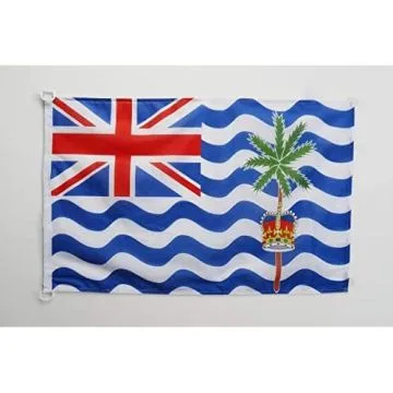 Pavillon nautique Territoires britanniques de l\'océan indien 45x30cm - Drapeau de bateau britannique 30 x 45 cm