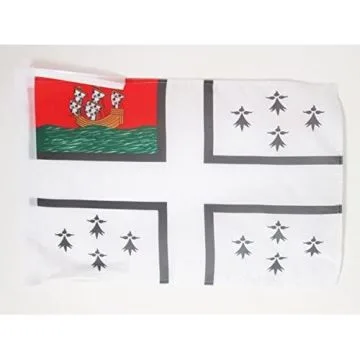 DRAPEAU VILLE DE NANTES 45x30cm - PAVILLON NANTAIS 30 x 45 cm haute qualité