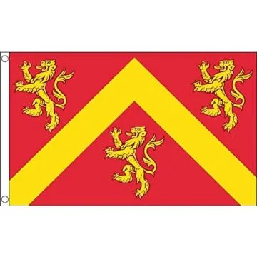 DRAPEAU COMTÍ? DE L\'ANGLESEY 90x60cm - DRAPEAU GALLOIS DE L\'ANGLESEY - PAYS DE GALLES 60 x 90 cm - DRAPEAUX