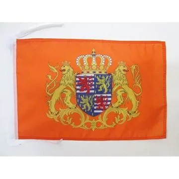 DRAPEAU ETENDARD DU GRAND-DUC DE LUXEMBOURG 45x30cm - PAVILLON GRAND-DUCHÍ? LUXEMBOURGEOIS 30 x 45 cm haute qualité