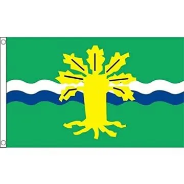 DRAPEAU COMTÉ DE NOTTINGHAMSHIRE ANCIEN 150x90cm - DRAPEAU COUNTY OF NOTTS. - ANGLETERRE 90 x 150 cm - DRAPEAUX