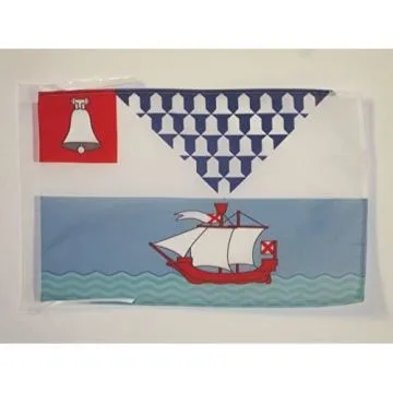 DRAPEAU BELFAST 45x30cm - PAVILLON IRLANDE DU NORD - ULSTER 30 x 45 cm haute qualité