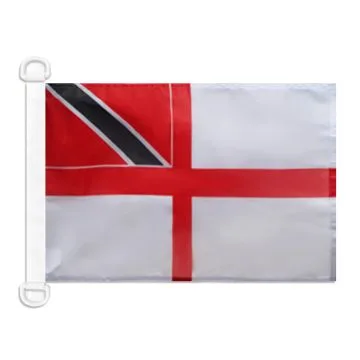 Pavillon nautique Pavillon de guerre Trinidad-et-Tobago 45x30 cm Anneaux Plastiques