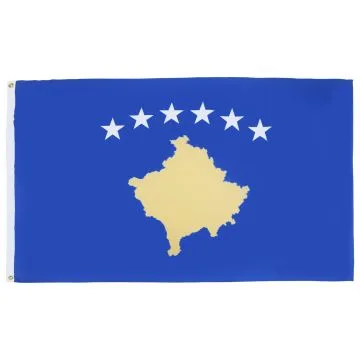 DRAPEAU KOSOVO 90x60cm - DRAPEAU KOSOVARD 60 x 90 cm - DRAPEAUX