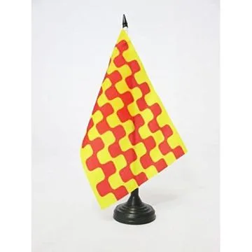 DRAPEAU DE TABLE TARRAGONE 21x14cm - PETIT DRAPEAUX DE BUREAU DE TARRAGONA 14 x 21 cm