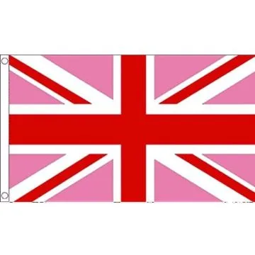 DRAPEAU ROYAUME-UNI ROSE 150x90cm - DRAPEAU ANGLAIS - UK - GRANDE BRETAGNE 90 x 150 cm - DRAPEAUX