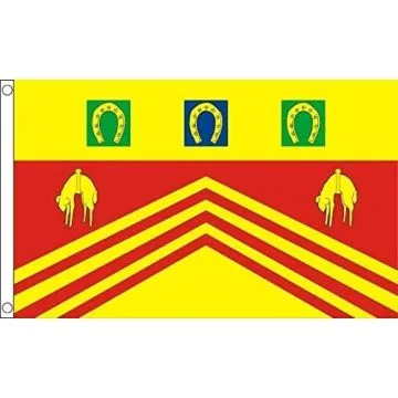DRAPEAU COMTÉ DE GLOUCESTERSHIRE ANCIEN 150x90cm - DRAPEAU COUNTY OF GLOS. - ANGLETERRE 90 x 150 cm - DRAPEAUX