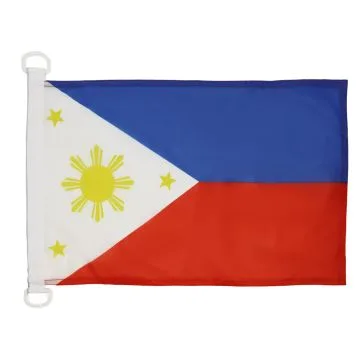 PAVILLON NAUTIQUE PHILIPPINES 45x30cm - DRAPEAU DE BATEAU PHILIPPIN 30 x 45 cm