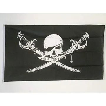 DRAPEAU PIRATE BRETHREN OF THE COAST 150x90cm - DRAPEAU CORSAIRE 90 x 150 cm - DRAPEAUX