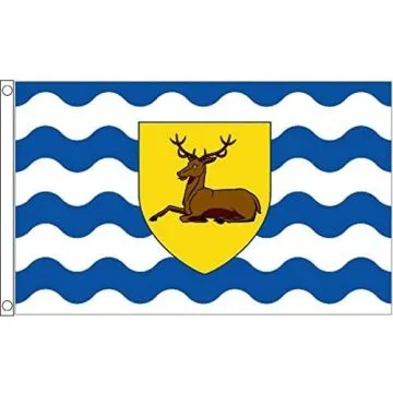 DRAPEAU COMTÉ DE HERTFORDSHIRE 150x90cm - DRAPEAU COUNTY OF HERTS. - ANGLETERRE 90 x 150 cm - DRAPEAUX