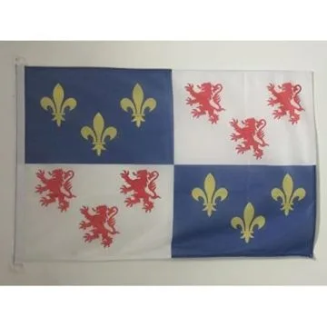 DRAPEAU PICARDIE 90x60cm - DRAPEAU PROVINCE PICARDE 60 x 90 cm Spécial Extérieur - DRAPEAUX