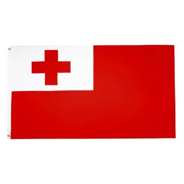 DRAPEAU TONGA 90x60cm - DRAPEAU TONGIEN 60 x 90 cm - DRAPEAUX