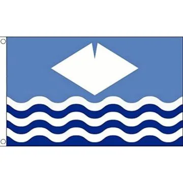 DRAPEAU ÎLE DE WIGHT 150x90cm - DRAPEAU ISLE OF WIGHT - ANGLETERRE 90 x 150 cm - DRAPEAUX