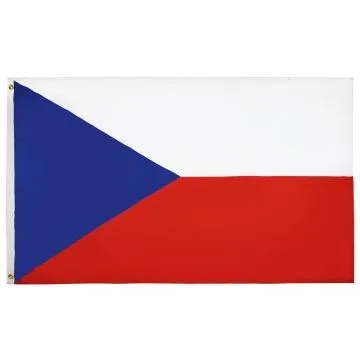 DRAPEAU RÍ?PUBLIQUE TCHÍ?QUE 90x60cm - DRAPEAU TCHÍ?QUE 60 x 90 cm Polyester léger
