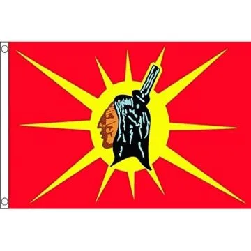 DRAPEAU MOHAWKS 150x90cm - DRAPEAU INDIENS AGNIERS IROQUOIS 90 x 150 cm - DRAPEAUX