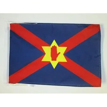 DRAPEAU ULSTER NATION 45x30cm - PAVILLON NATIONALISTE NORD-IRLANDAIS - IRLANDE DU NORD 30 x 45 cm haute qualité