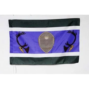 Drapeau Innus du Québec et Labrador 90x60cm - Drapeau Montagnais-Naskapis Innu 60 x 90 cm Fourreau pour hampe