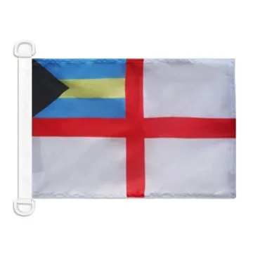 Pavillon nautique Pavillon de guerre Bahamas 45x30 cm Anneaux Plastiques