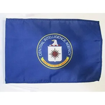 DRAPEAU CIA DES ETATS-UNIS 45x30cm - PAVILLON CENTRAL INTELLIGENCE AGENCY DES USA 30 x 45 cm haute qualité