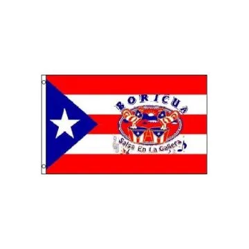 DRAPEAU PORTO RICO ORGULLO BORICUA 150x90cm - DRAPEAU PORTORICAIN - PUERTO RICO 90 x 150 cm - DRAPEAUX
