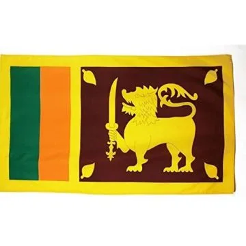 DRAPEAU SRI LANKA 250x150cm - DRAPEAU SRI LANKAIS 150 x 250 cm Fourreau pour hampe