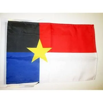 DRAPEAU MANCHE INDÉPENDENTISTE 45x30cm - PAVILLON RÉGIONALISTE MANCHOIS - CASTILLA 30 x 45 cm haute qualité
