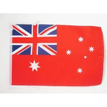 DRAPEAU AUSTRALIE RED ENSIGN 45x30cm - PAVILLON PAVILLON MARCHAND AUSTRALIEN 30 x 45 cm haute qualité