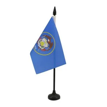 DRAPEAU DE TABLE UTAH 15x10cm - PETIT DRAPEAUX DE BUREAU ETAT AMÉRICAIN - USA - ETATS-UNIS 10 x 15 cm