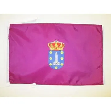 DRAPEAU PROVINCE DE LA COROGNE 45x30cm - PAVILLON LA CORUÑA EN GALICE 30 x 45 cm haute qualité